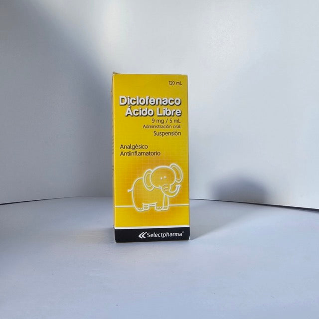 Diclofenaco Ácido Libre - 9 mg / 5 mL