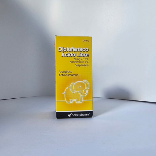 Diclofenaco Ácido Libre - 9 mg / 5 mL